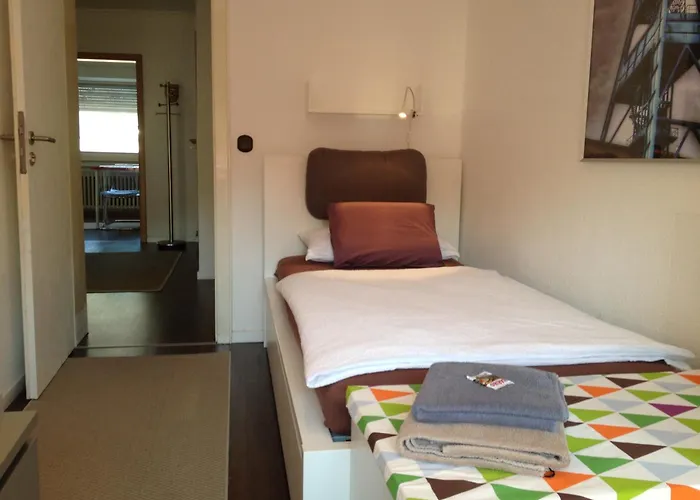 公寓 Hertenflats - Balkon 黑尔滕